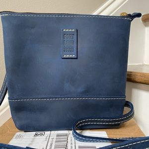 Portland Leather Goods Premium Festival Bag in Deep Water
